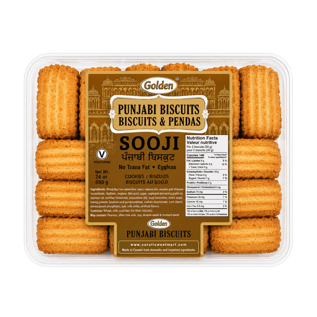 Golden Punjabi Sooji Cookies 680 g buy online USA - 1